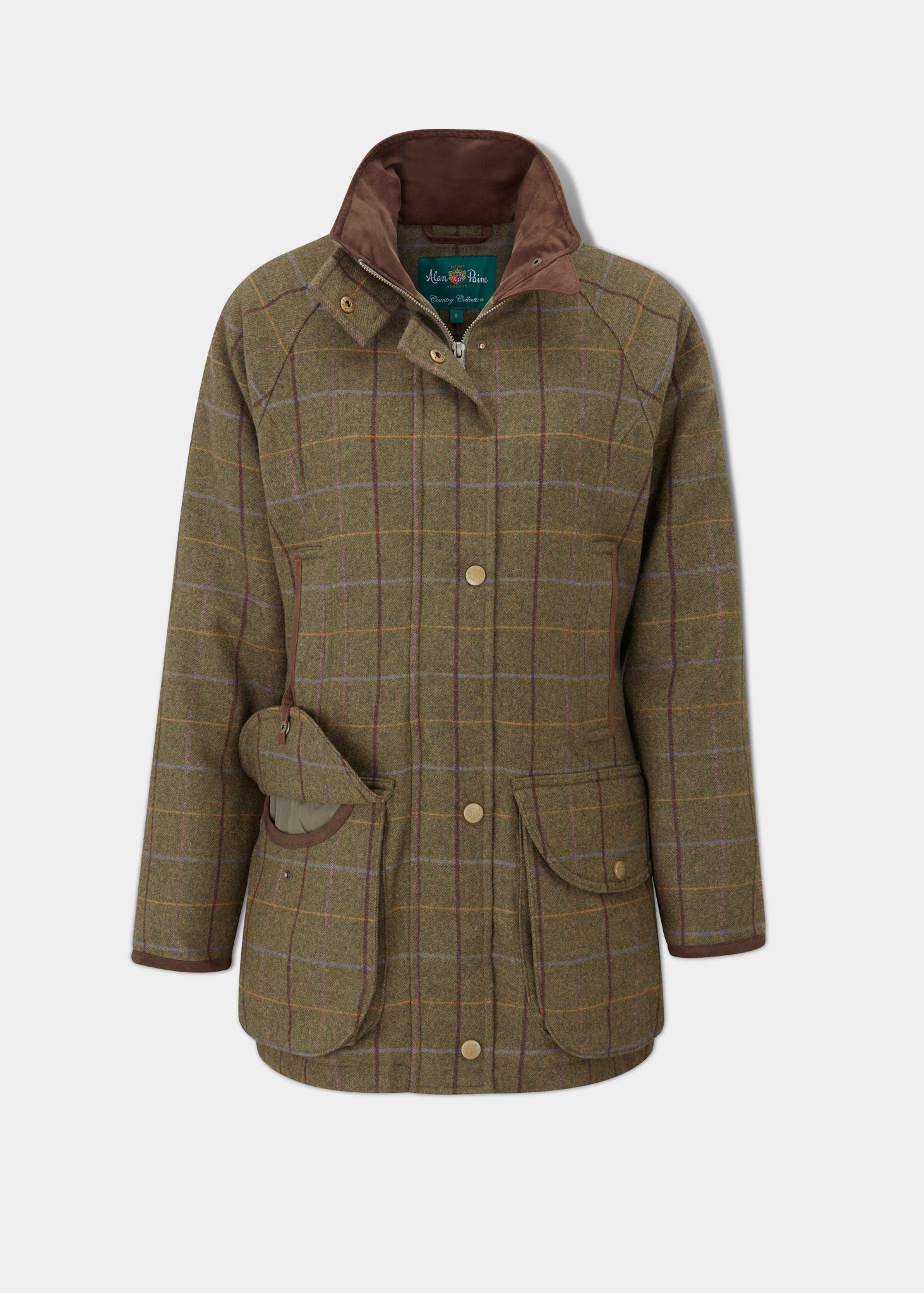 Combrook Ladies Shooting Coat In Hazel Alan Paine UK