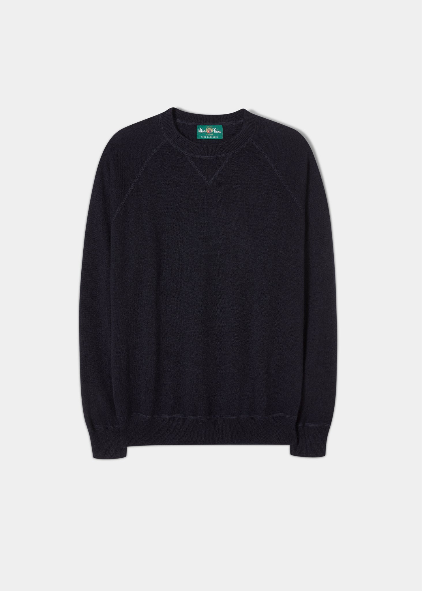 Assington Cashmere Dark Navy Sweatshirt Regular Fit