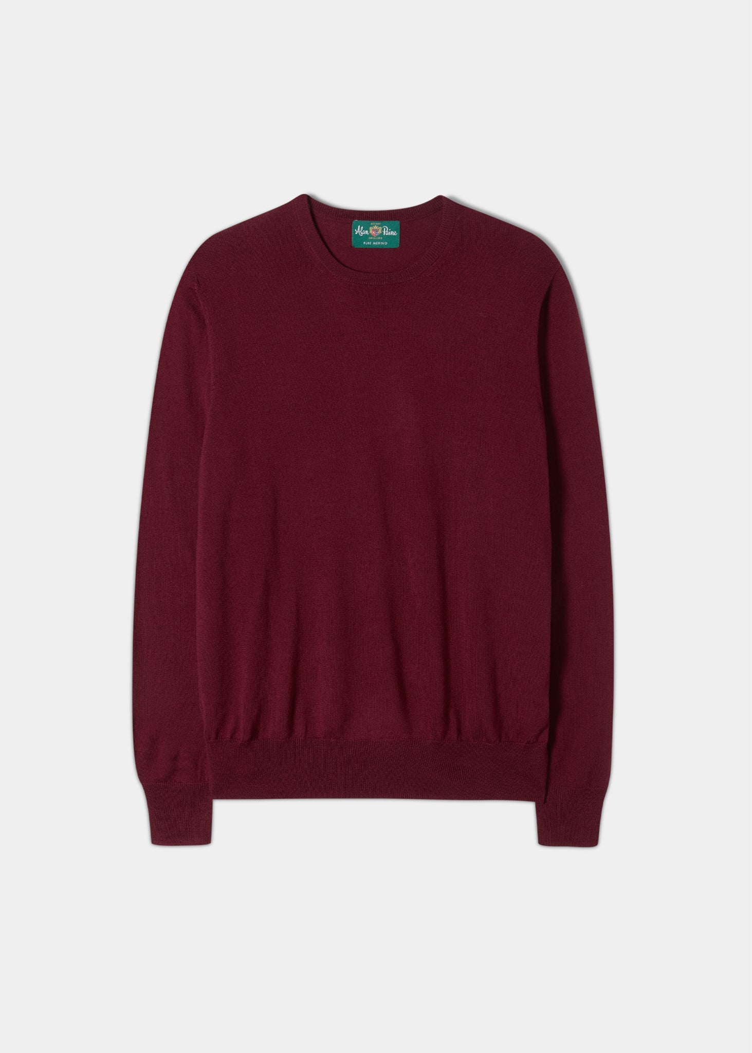 Burgundy merino outlet wool jumper