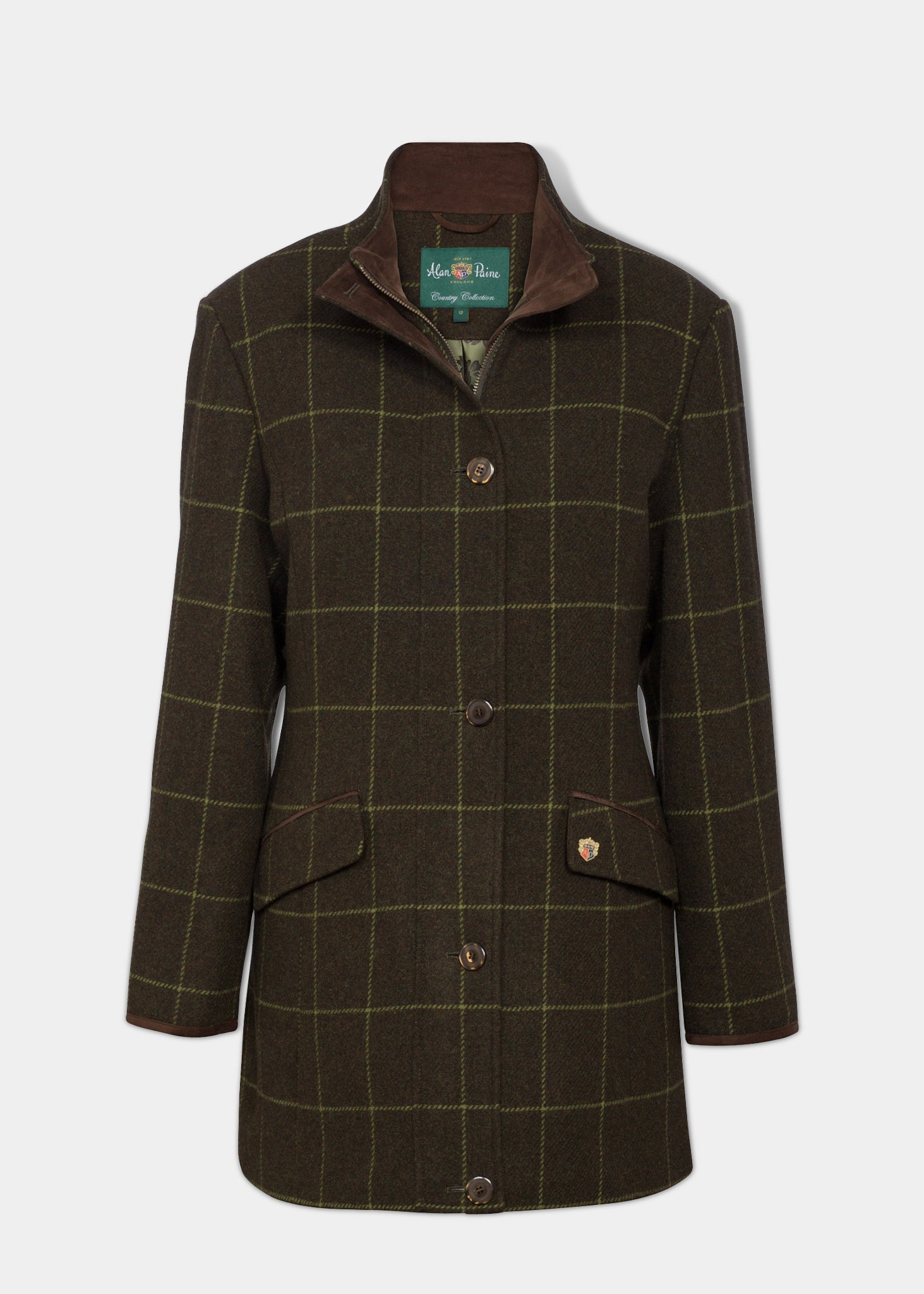 Combrook Ladies Field Jacket In Avocado Alan Paine UK