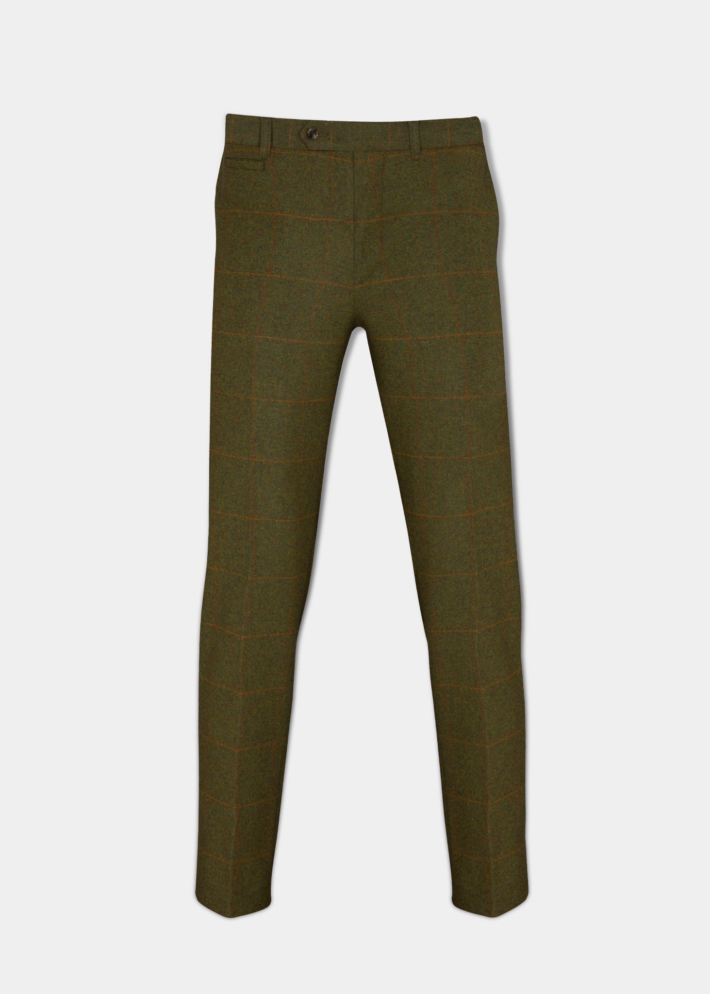 Combrook Men s Tweed Trousers In Maple Alan Paine UK