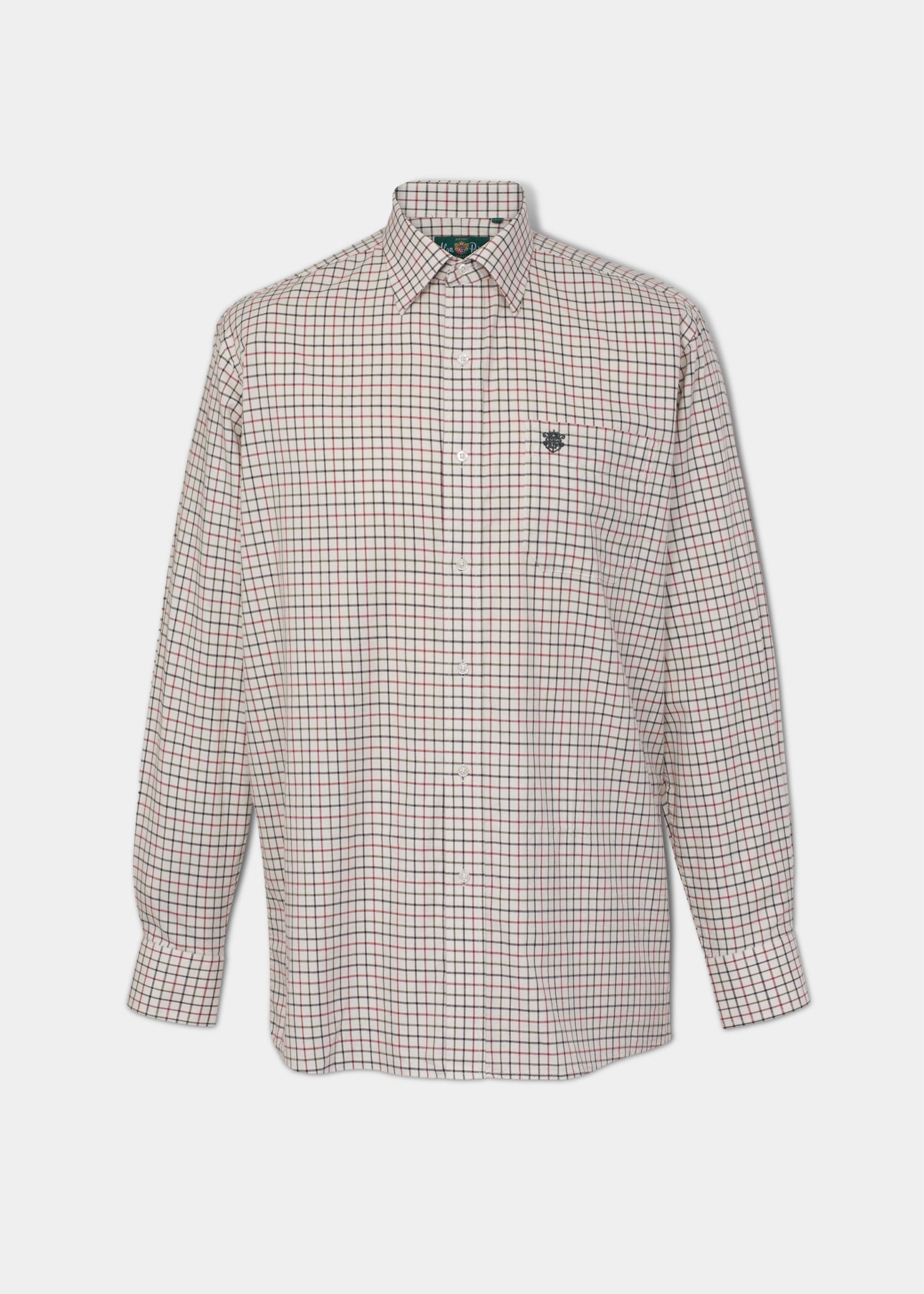 Ilkley Men s Red Country Check Shirt Shooting Shirt Alan Paine UK