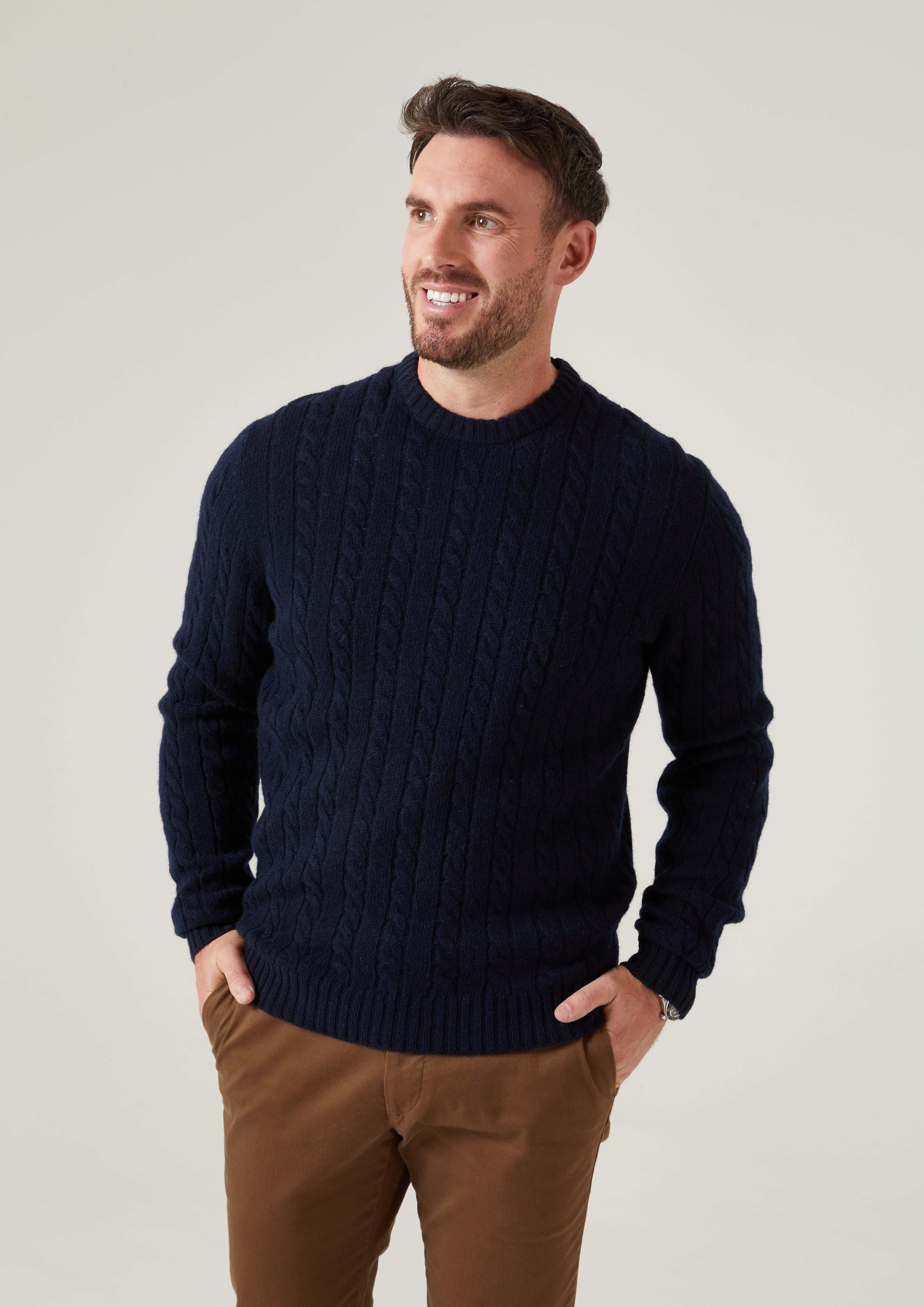 Fitted shop knit jumper