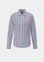 Bromford Ladies Cotton Check Shirt In Wine 