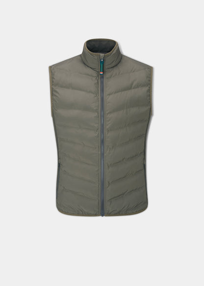 Calsall Men's Hybrid Gilet In Olive