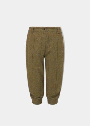 Combrook Ladies Tweed Shooting Breeks In Grove