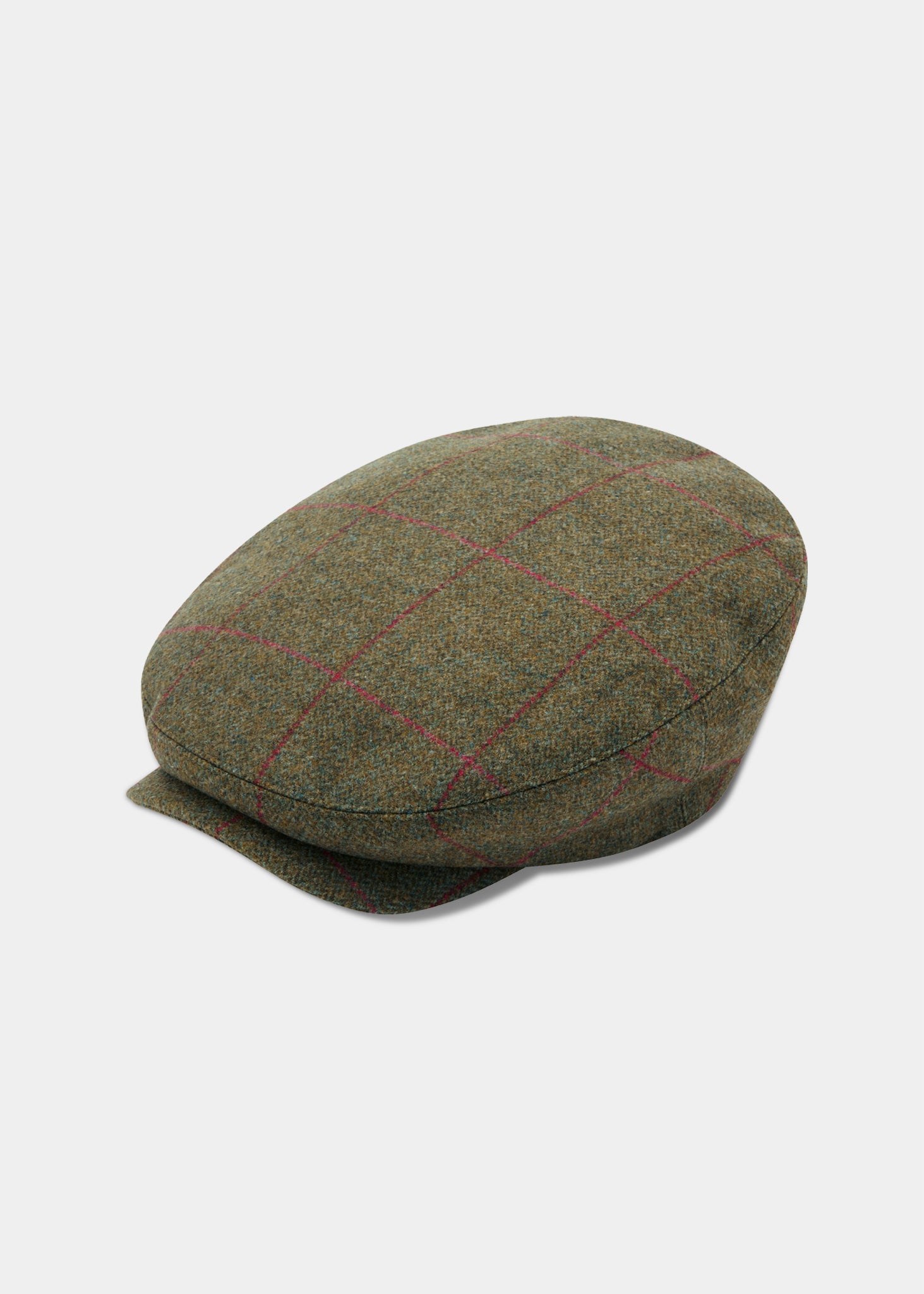 Combrook Men's Tweed Balmoral Cap In Sage