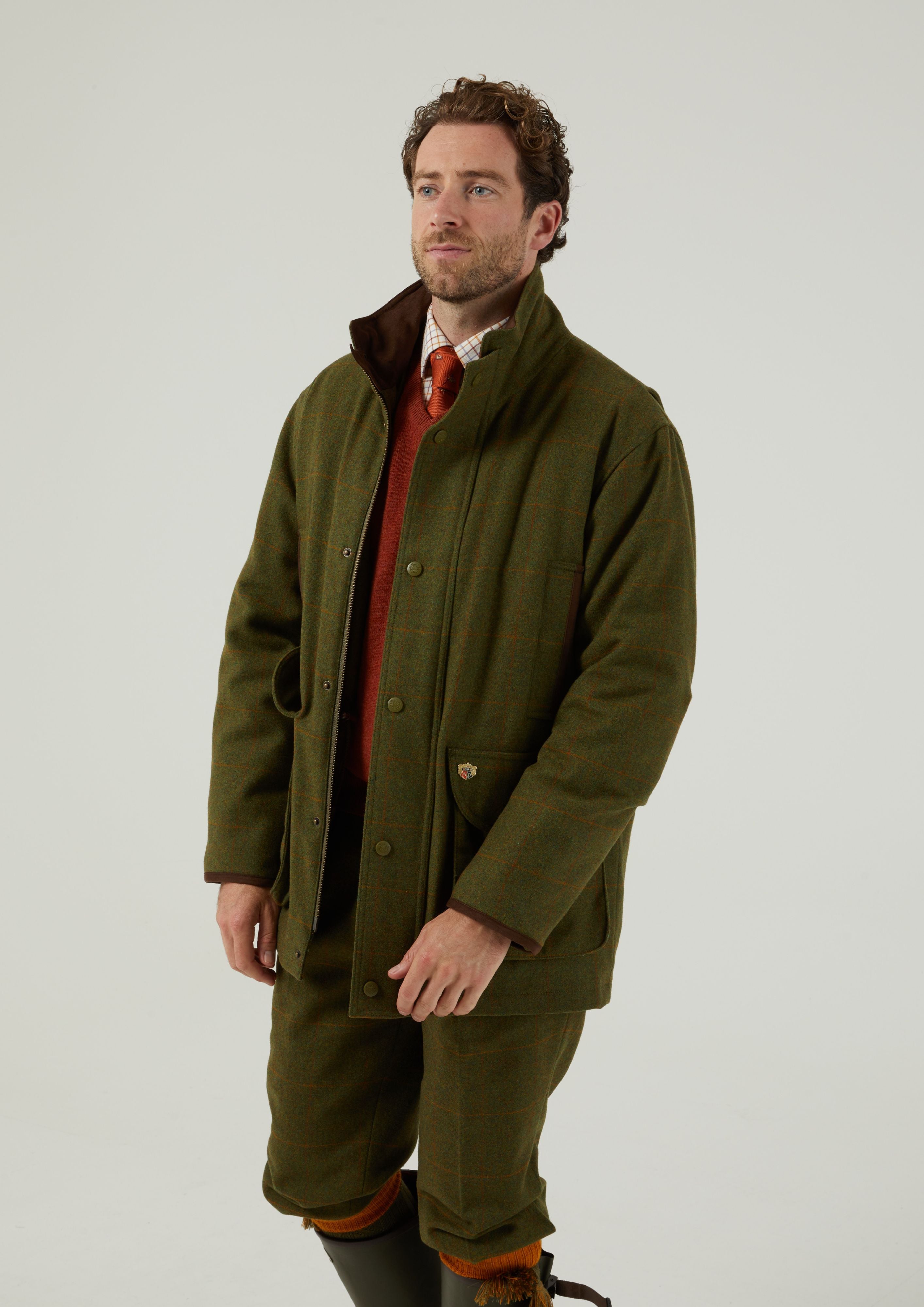 Mens tweed hotsell field jacket