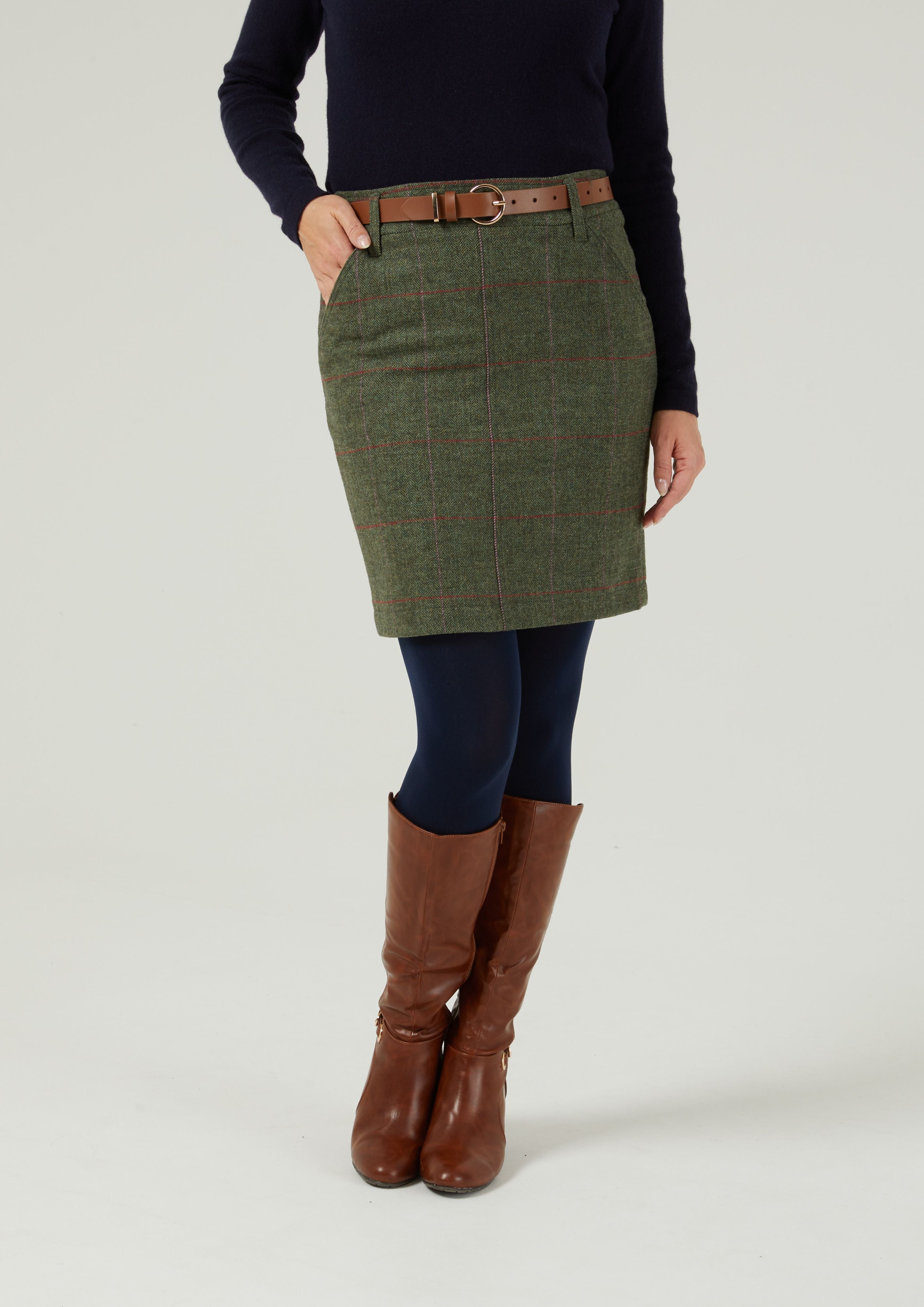 Tweed skirt clearance womens