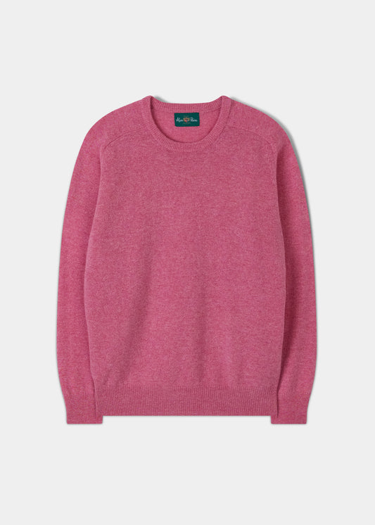 Dorset Men's Lambswool Jumper in Nougat - Classic Fit