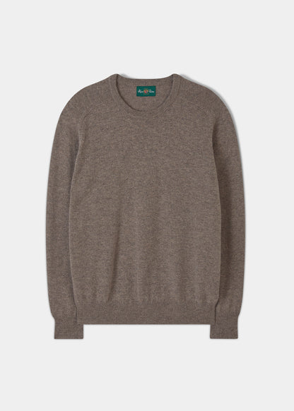 Dorset Men's Lambswool Jumper in Vole - Classic Fit