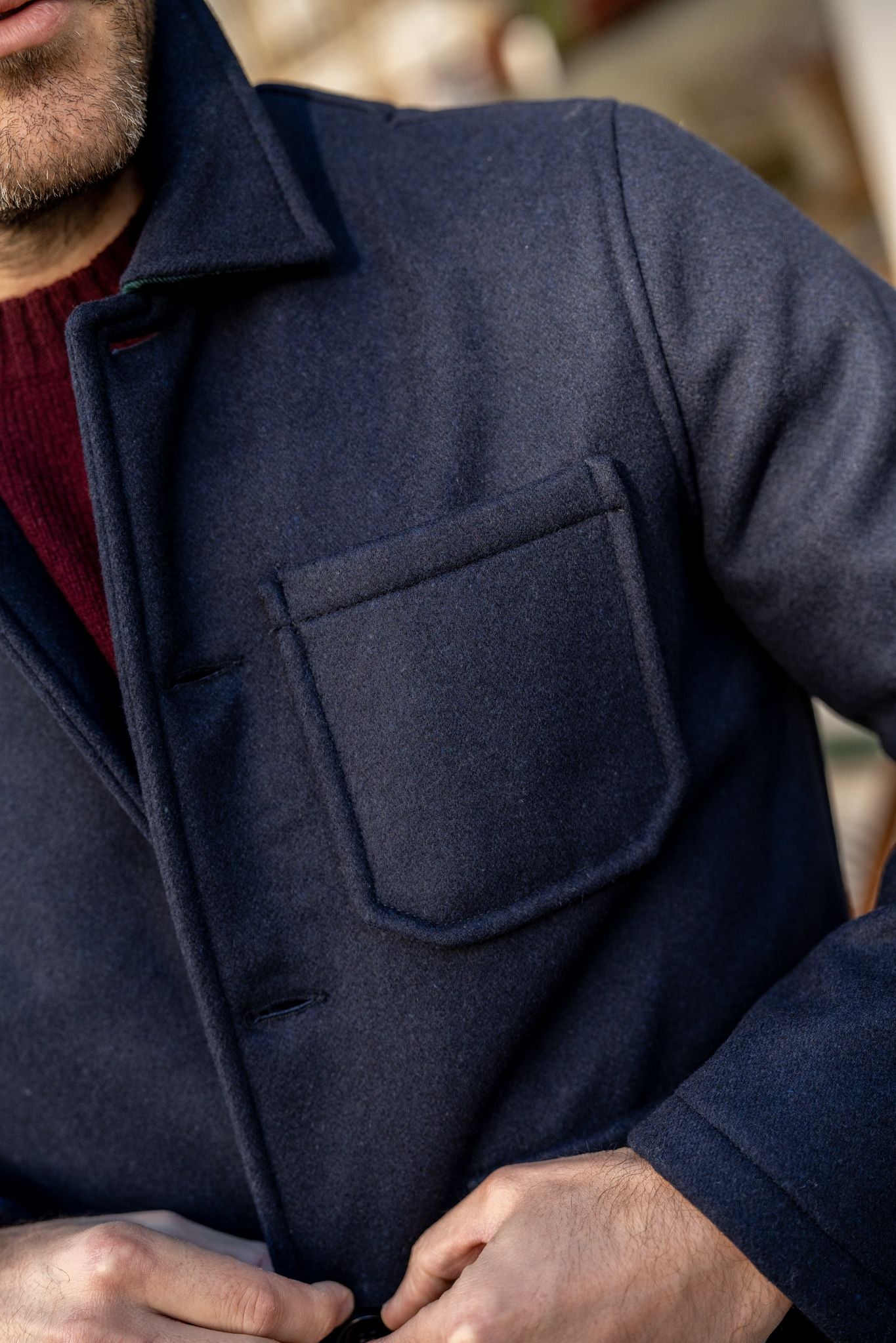 Ewen Men s Jacket In Navy