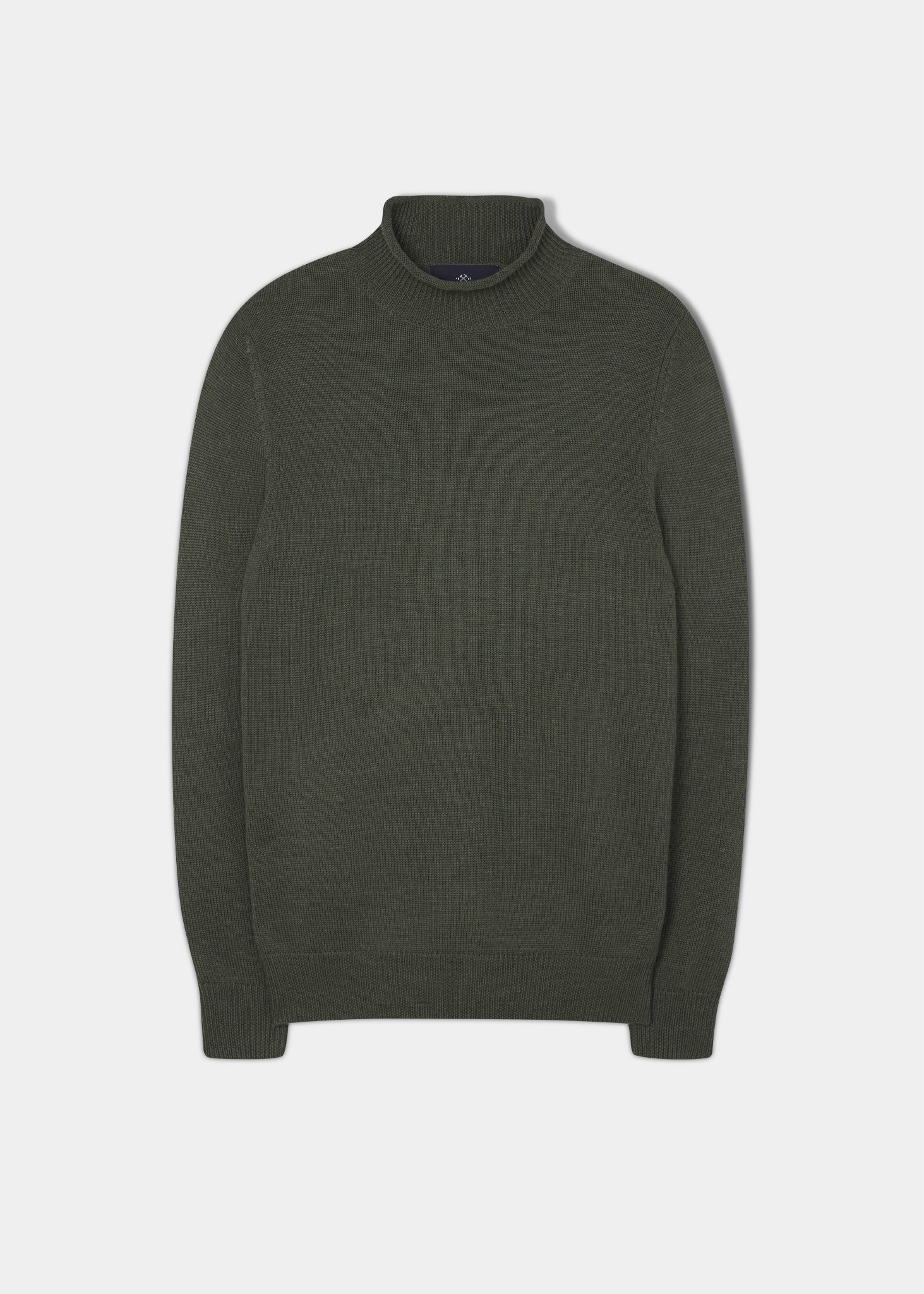 Men's Roll Neck Jumpers | Black Roll Neck Sweaters – Alan Paine UK