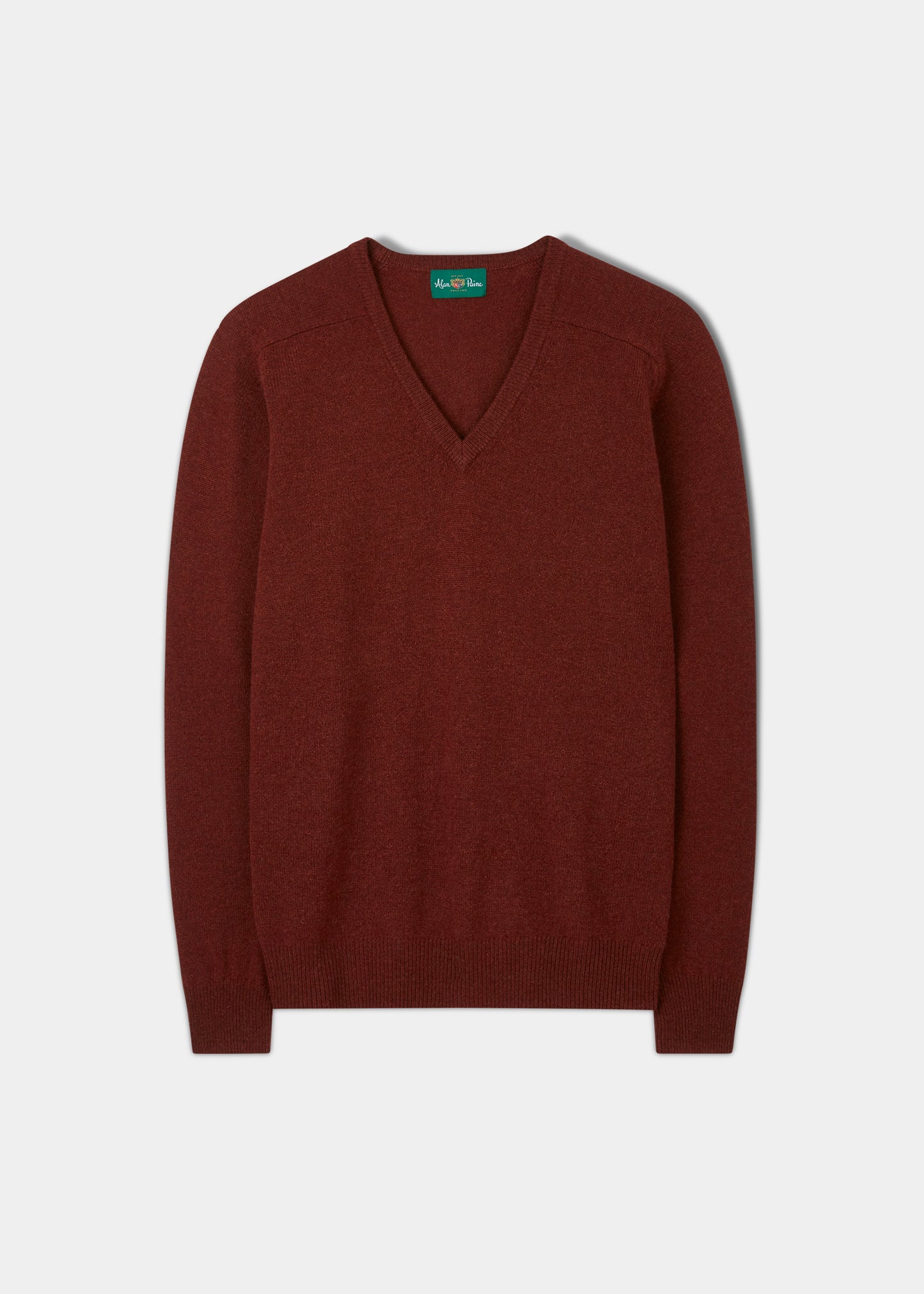 Hampshire Lambswool Jumper in Sienna - Classic Fit