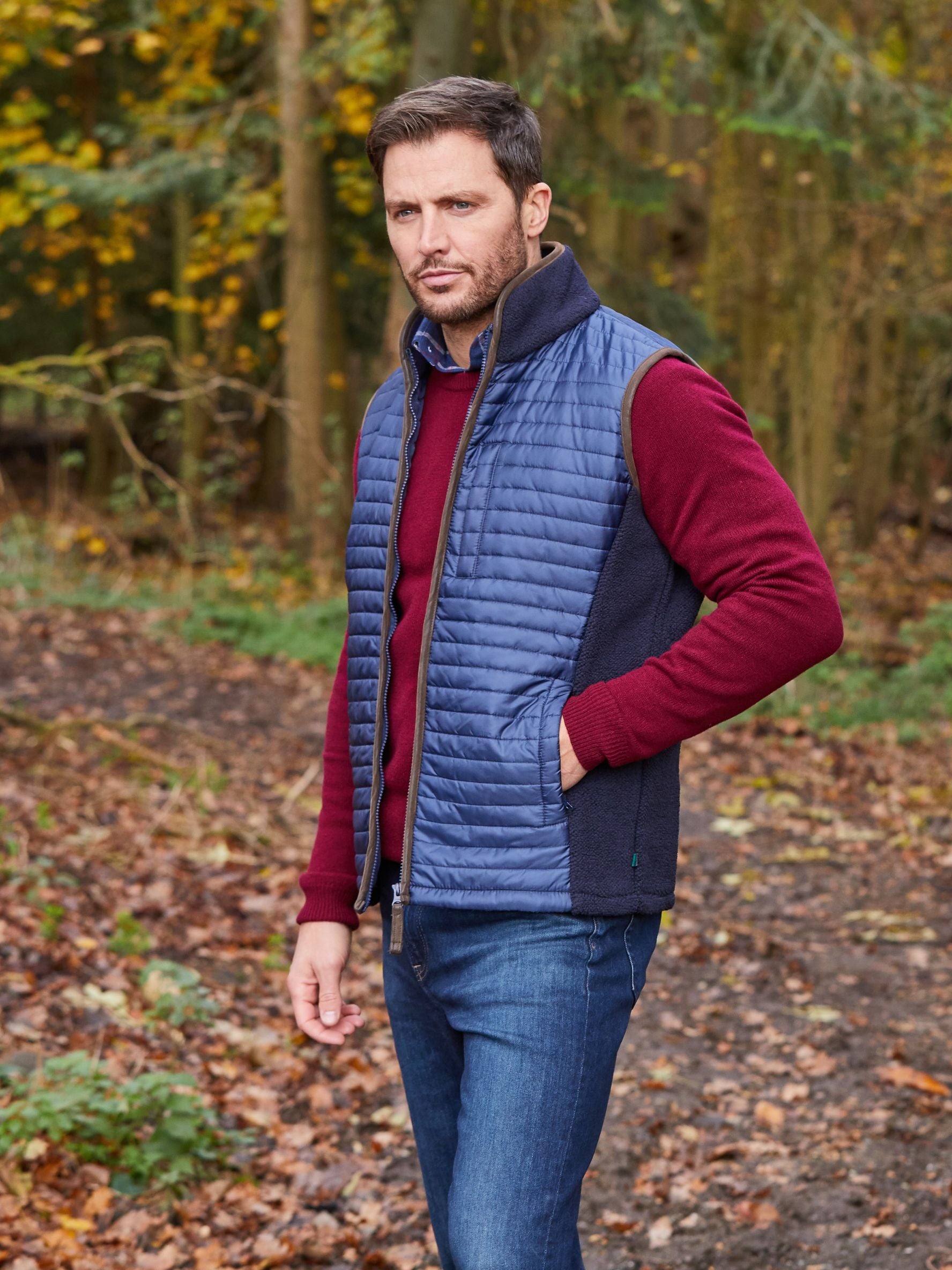 Quilted gilets sales