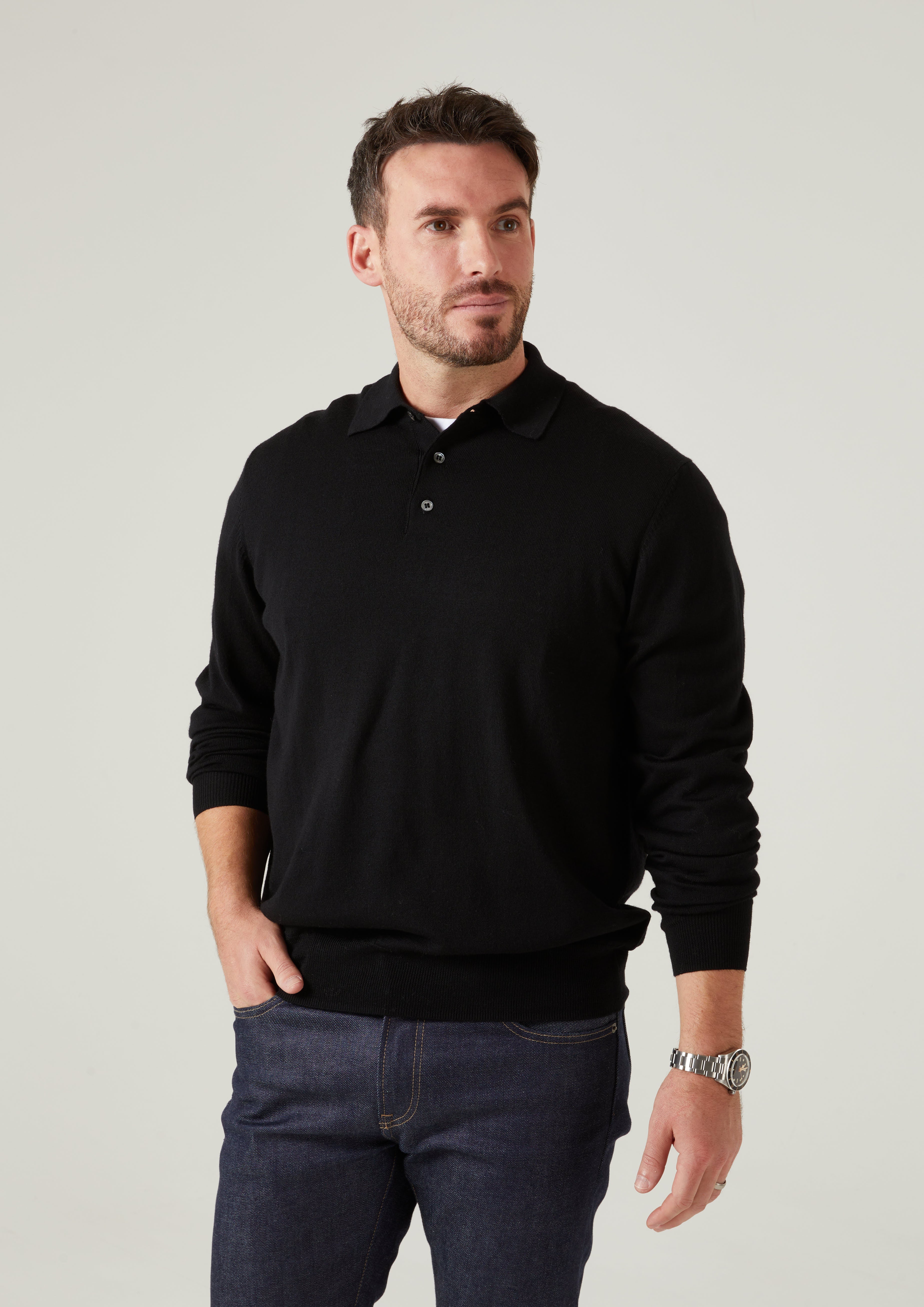 Long fit outlet polo shirts