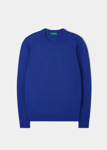 Lenzie Men's Lambswool Jumper In Persian - Regular Fit