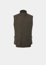 Lockwood Men's Shooting Waistcoat In Olive