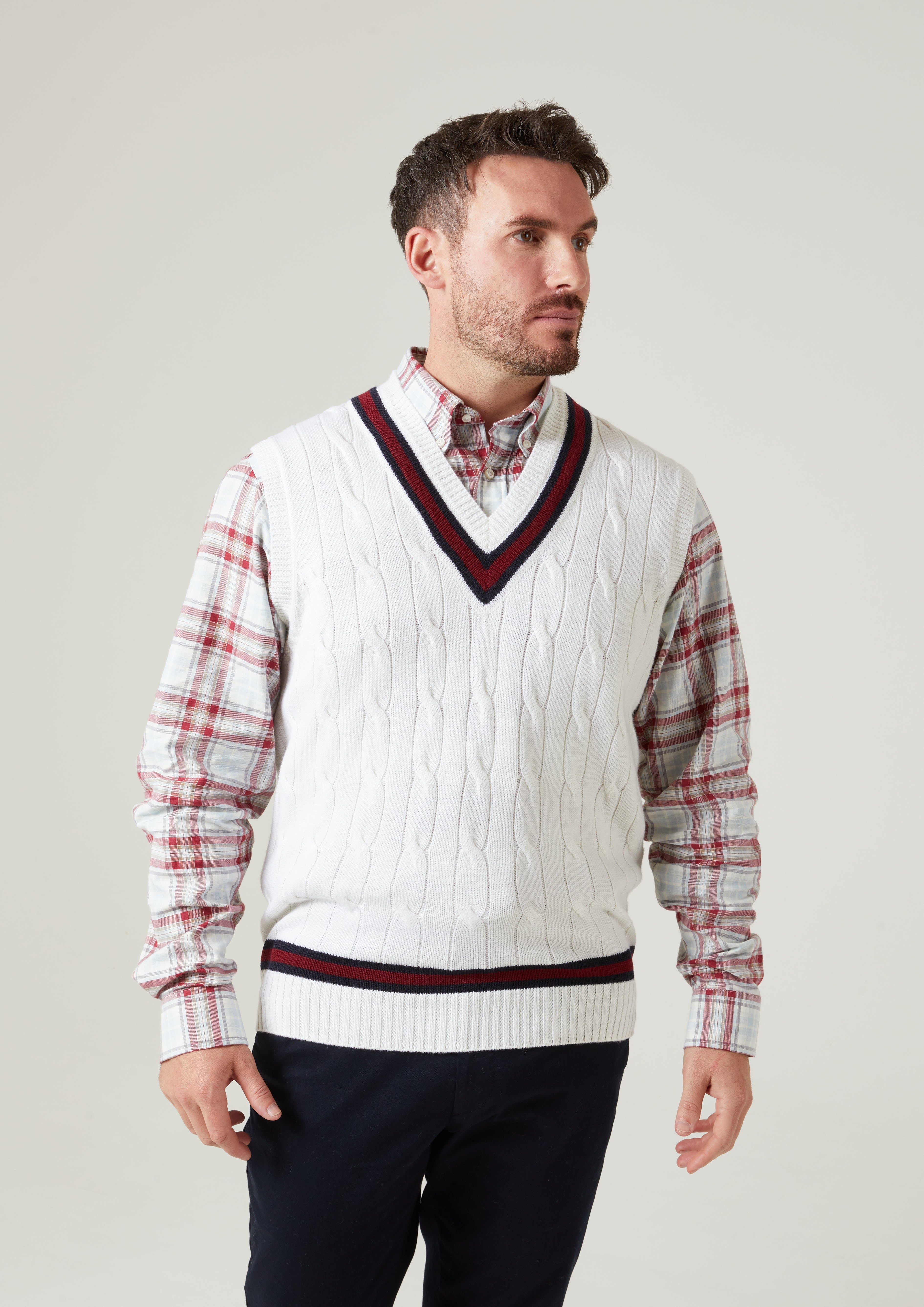 Mens slipover sale knitwear