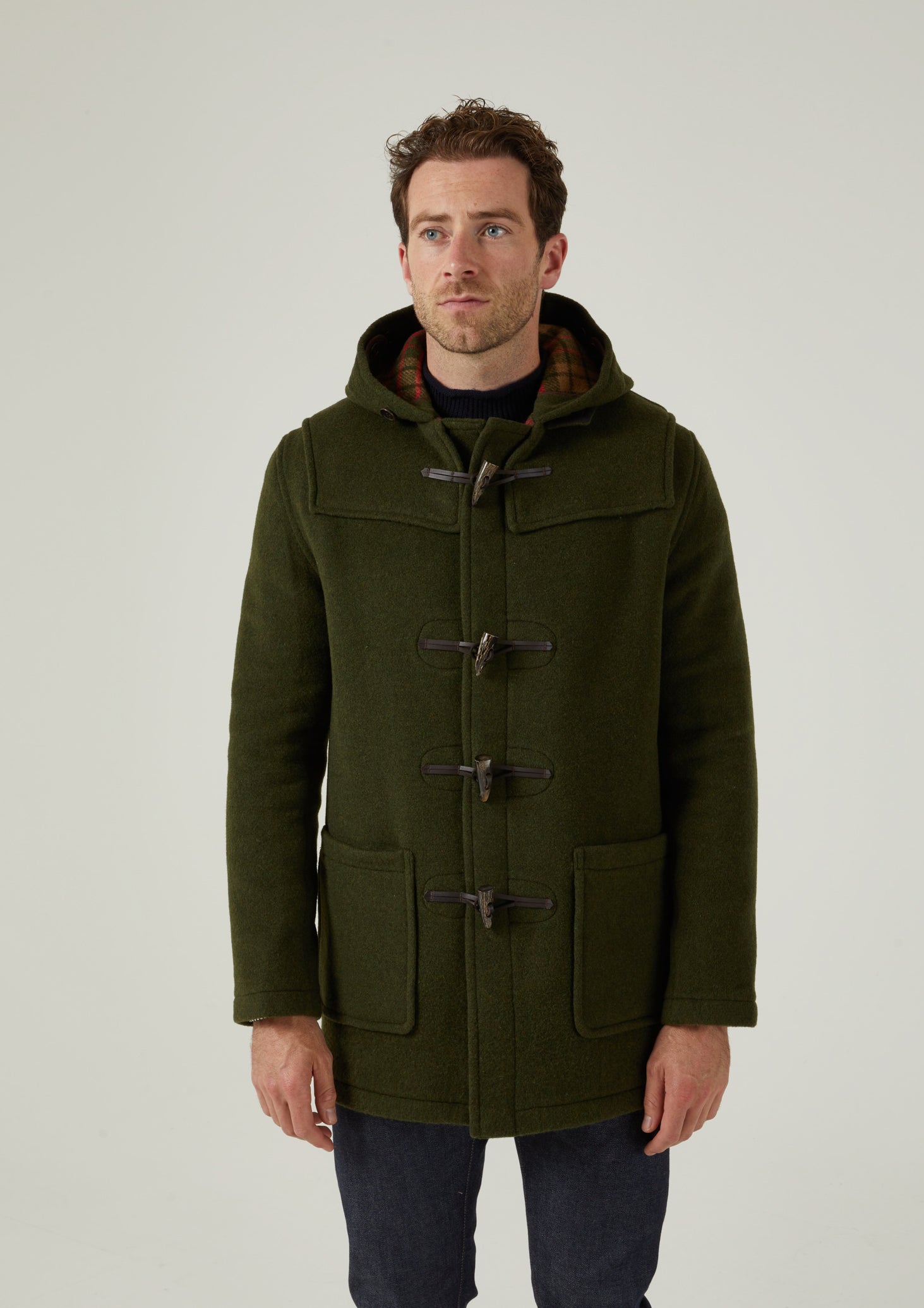 Green duffle coat outlet mens