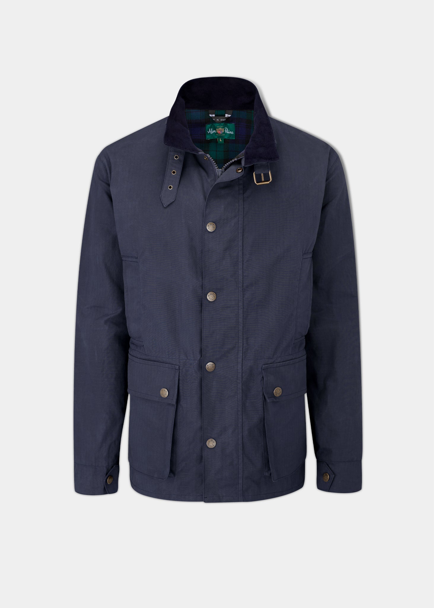 Barbour wool store jacket mens purple