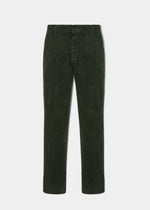 Men's Cord Trousers in Olive