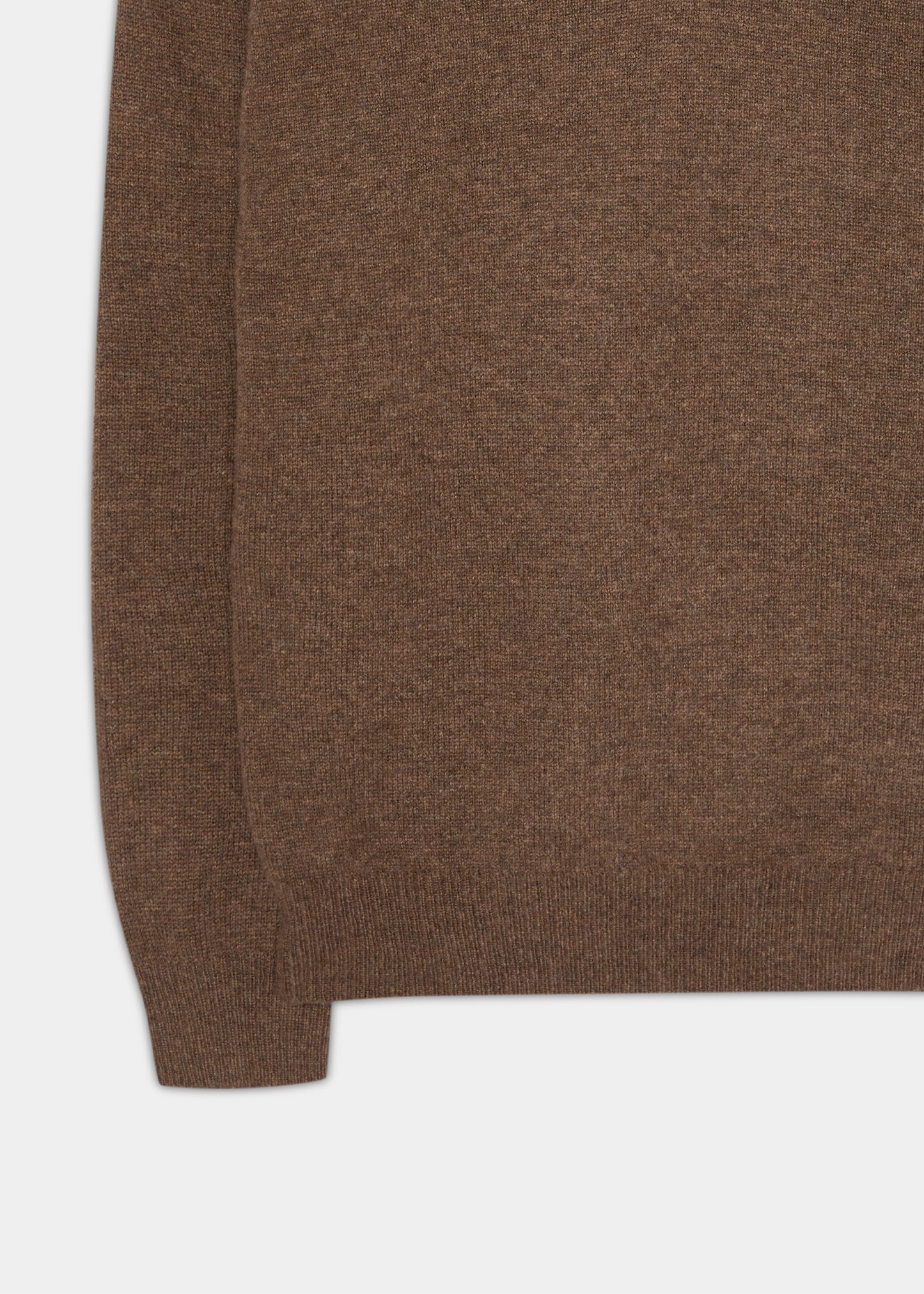 Kilsyth Men's Lambswool Jumper in Tobacco - Regular Fit