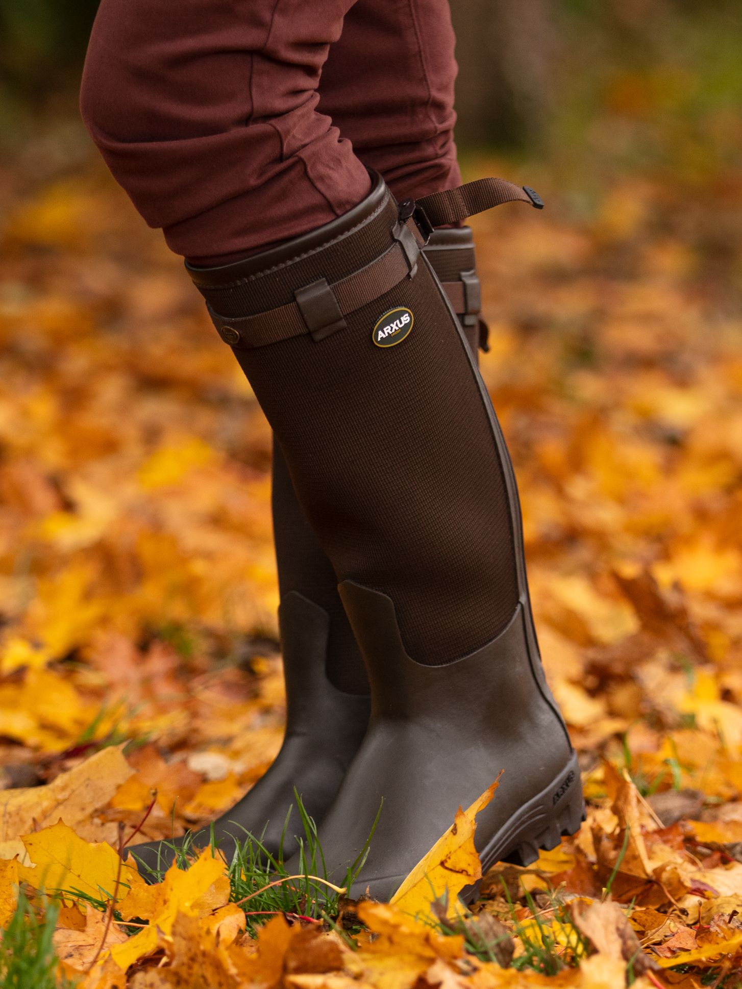 Arxus Primo Country Zip Boot In Olive