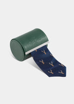 mens-ripon-silk-country-tie-deer-design-navy