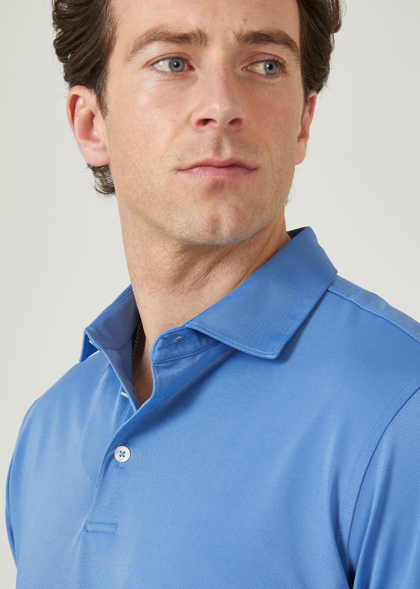 Mens 3 outlet button polo shirts